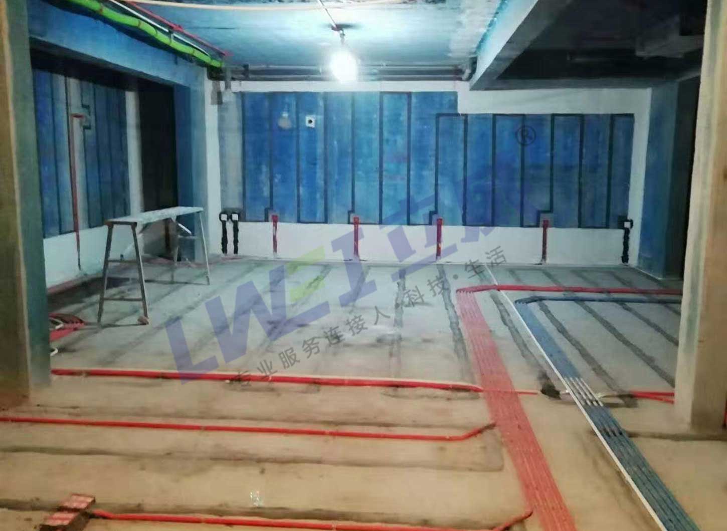 青岛青建悦亭别墅地下室电渗透施工案例